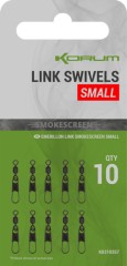 10ks - Karabinka s Obratlíkom Korum Smokescreen Link Swivels