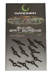 10ks - Kolíček s Obratlíkom Gardner Covert Swivel Bait Screws Anti Glare 10ks - Kolíček s Obratlíkom Gardner Covert Swivel Bait Screws Anti Glare