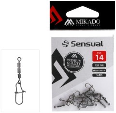 10ks - Obratlík s karabinkou Mikado Rolling trojitý (zátěžový)