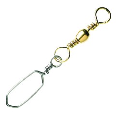 10ks - Obratlík s Klipom Savage Gear Norwegian Snap Swivel