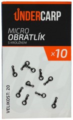 10ks - Obratlík s kroužkem UnderCarp Vel. 20 10ks - Obratlík s kroužkem UnderCarp Vel. 20
