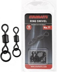 10ks - Obratlík s Krúžkom Starbaits Ring Swivel
