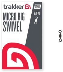 10ks - Obratlík Trakker Micro Rig Swivel Veľkosť 20 10ks - Obratlík Trakker Micro Rig Swivel Veľkosť 20