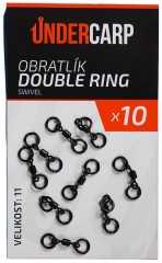 10ks - Obratnik UnderCarp Double Ring Rola