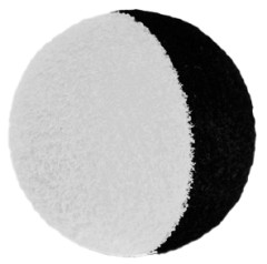 10ks - Pěnová Nástraha Delphin The End Zig Rig Černo-Bílé 10ks - Pěnová Nástraha Delphin The End Zig Rig Černo-Bílé