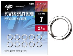 10ks - Pevnostný Krúžok Giants Fishing Power Split Ring 10ks - Pevnostný Krúžok Giants Fishing Power Split Ring