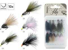 10ks - Sada Umelých Mušiek Delphin Fly Wild Trout