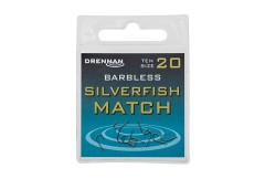 10ks - Udice bez Protihrota Drennan Silverfish Match Barbless