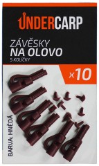 10ks - Závesky na olovo s kolíčkami UnderCarp 10ks - Závesky na olovo s kolíčkami UnderCarp