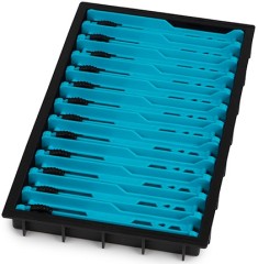 12kom - Motovilo Matrix Shallow Drawer Winder Tray 13cm Light Blue