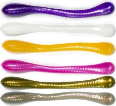 12ks - Gumová Nástraha Revol Baits Longi 60mm Sýr-Česnek 12ks - Gumová Nástraha Revol Baits Longi 60mm Sýr-Česnek