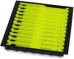 12ks - Kostrička Matrix Shallow Drawer Rola Tray 18cm Lime