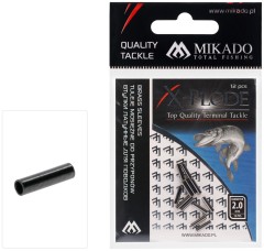 12ks - Trubičke Mikado Mesing crni nikl