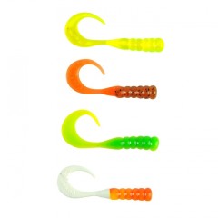 15 kom - Gumena Mamac Berkley Powerbait Ribbontail Grubs 8cm