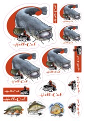 15kom - Naljepnica Hell-Cat Som