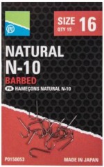15kom - Udica Preston Natural N-10 Hooks