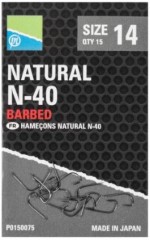 15kom - Udica Preston Natural N-40 Hooks