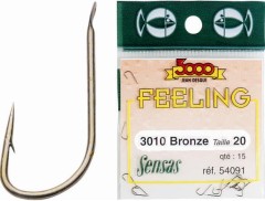 15ks - Háček Sensas Feeling 3010 Bronze