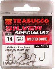15ks - Háčky Trabucco Silver Specialist