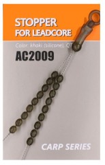 18 kom - Gumene Perle Life Orange Čep za Leadcore Ovalne