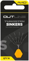 18kom Volframova Otežanja Avid Outline Tungsten Sinkers Small