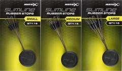 18ks - Zarážky Matrix Slim Line Rubber Stops