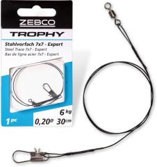 1ks - Oceľové Nadväzcové Lanko Zebco Trophy Steel Trace 7x7 - Expert