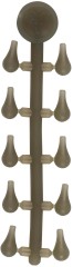 20kom - Stoperi Fox Edges Naturals Powergrip Hook Beads