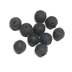 20ks - Gumové Kuličky Sportcarp Průběžné Černé