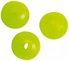 20ks - Korálky Aquantic Lock Beads Žlutá 4mm