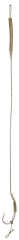 2kom - Gotovi Predvez Mikado Carp Leader Anti-Blow Out RIG 23cm