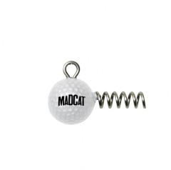 2kom - Jigova glava MADCAT Golf Ball Screw-IN Jighead