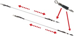 2ks - Feeder Guma Fil Fishing Links & Quick Change Swivel 2ks - Feeder Guma Fil Fishing Links & Quick Change Swivel