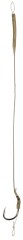 2ks - Hotový Návazec Ztužený Mikado Carp Leader Universal RIG 23cm MODEL 1