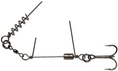 2ks - Montaža Savage Gear Corkscrew Stinger 3G Crvena + BN Promjer