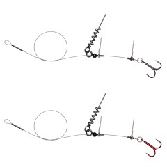 2ks - Montaža Savage Gear Linethru Corkscrew Rig 2x 1