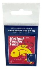 2ks - Nadväzec z Vlasca s Nekonečnou Zarážkou Method Feeder Fans Wide ARC