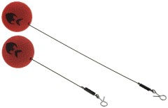 2ks Plovoucí Pěnové Plovatko Westin Bait Poppers Red 17mm