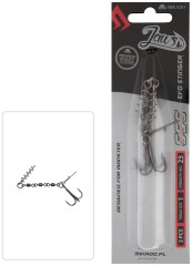 2ks Trojháčik Stinger Mikado JAWS EVO Veľ. 1