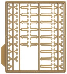 2ks Zarážky Mikado Prodlužení Vlasce Zelená