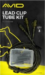 3 kom - Končana montaža Avid Carp Lead Clip Tube Kit
