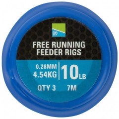 3 kom - Šokovni Najlonski Preston Free Running Rigs za Feeder