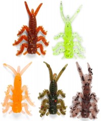 31kom - Gumeni Mamac Iron Claw Drop Stuff Larva 2,5cm