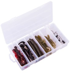 33 kom - Gumena Mamac Savage Gear Black Bass Pro Pack Set