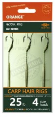 3kom - Gotovi Návučnici Life Orange Carp Hair Rigs S2