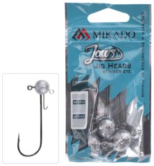 3ks - Balenie Jigových Hlavičiek Mikado Jaws Stinger Eye 15gr