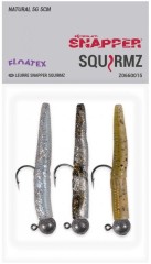 3ks - Červ Korum Snapper Floatex Squirms 5cm Natural