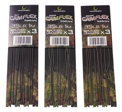 3ks - Gardner Návazci Camflex Leadcore Spliced Leaders 35lb 1m
