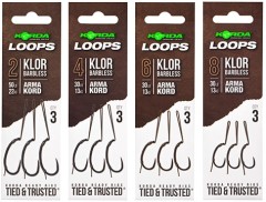 3ks - Gotova Uža Korda Loop Rigs Klor Barbless 3ks - Gotova Uža Korda Loop Rigs Klor Barbless
