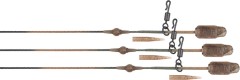 3ks - Hotový Návazec Fox Edges Camo Heli-Clip Rigs Leadcore 50lb